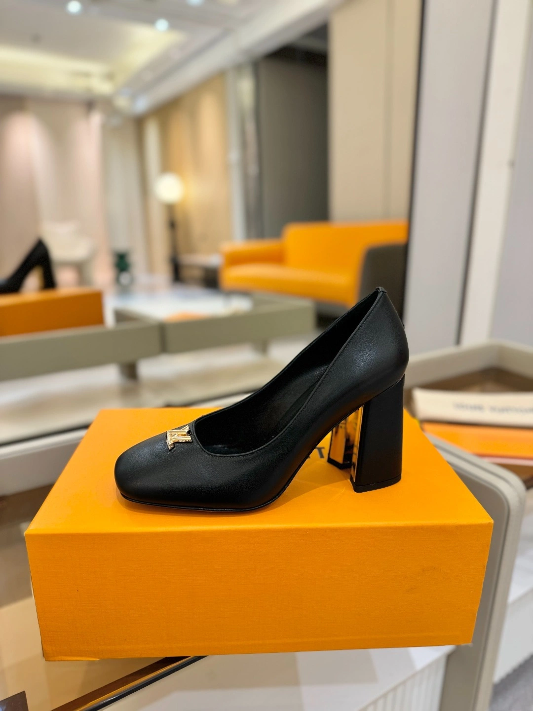 COCO-- 8V 1AGYAU Calfskin goatskin Heel height：8.5CM item:E-X158D4131